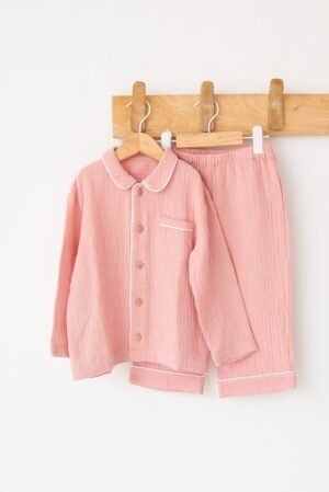 Pijama Bambula Manga Larga