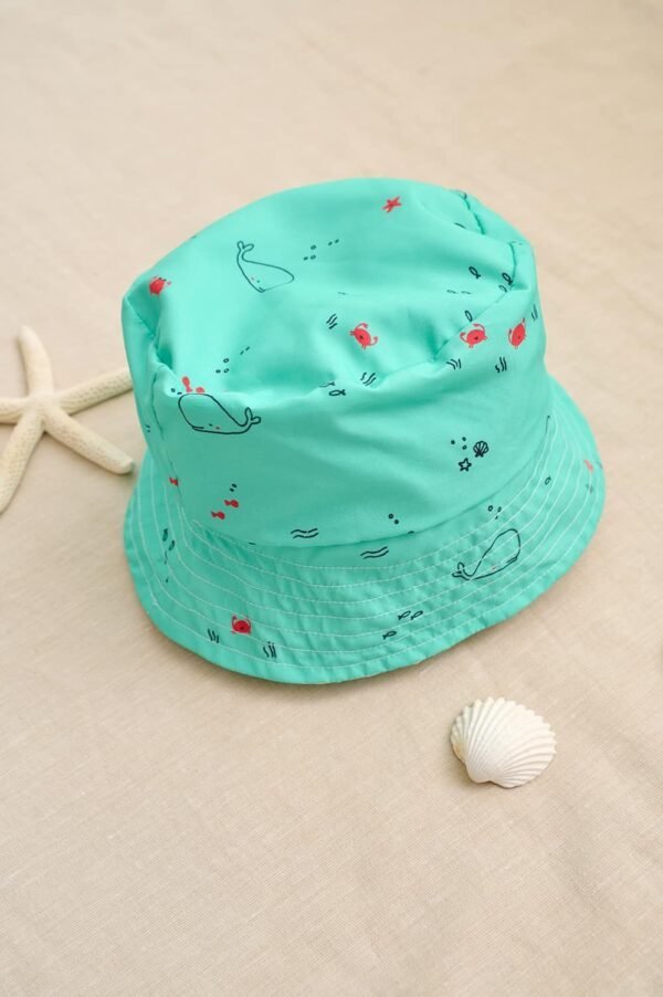 Gorrito Bebé Fondo Marino - Imagen 2