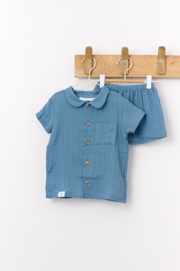 Thin organic cotton short sleeve pyjamas - Image 2