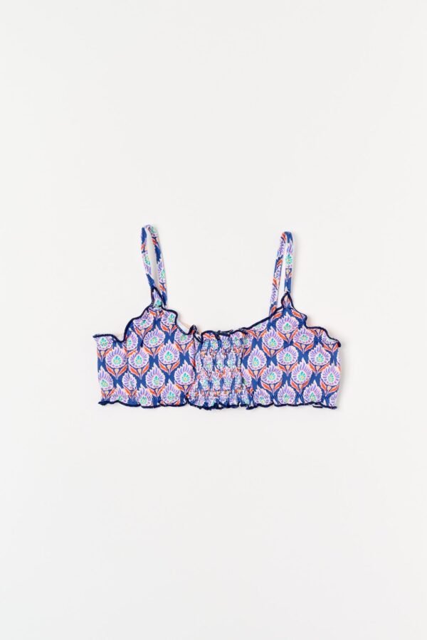 Hindu flower swim top