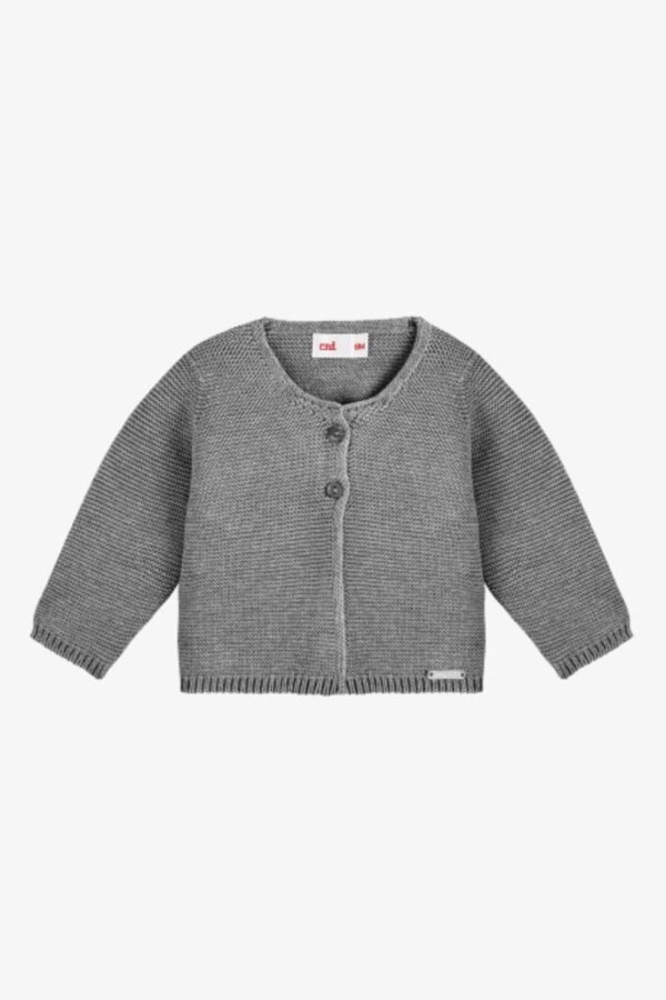 Long Sleeve Garter Knit Jacket