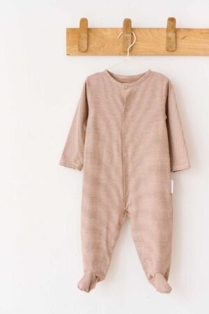 Pijama Bebé Algodón Manga Larga con Pies