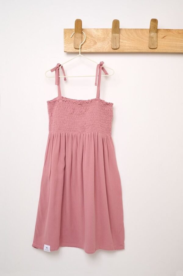 Vestido Beachwear Niña Goma Canilla