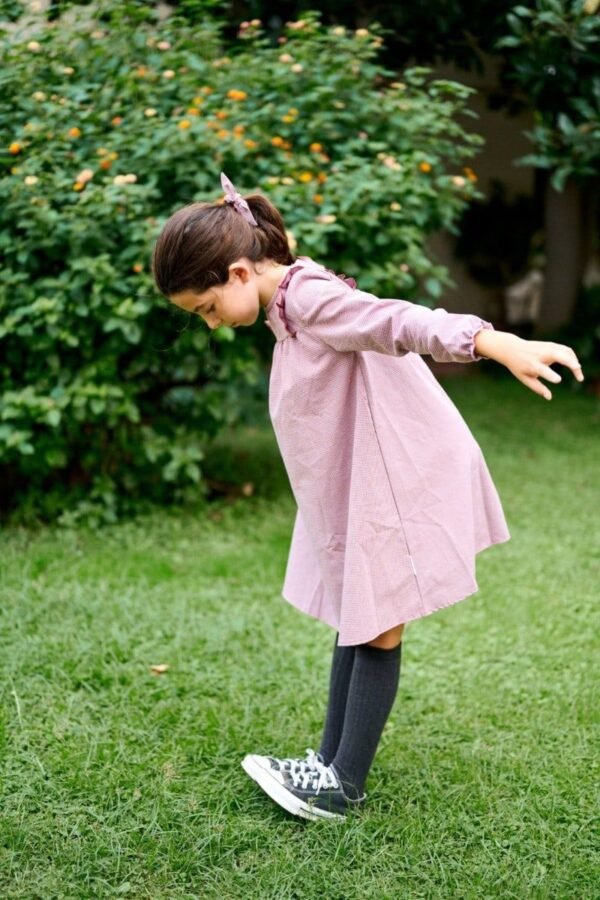 Vestido Niña Vichy Granate - Imagen 18