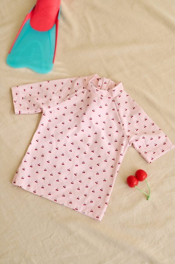 Camiseta Baño Protección Solar Cerezas - Imagen 2