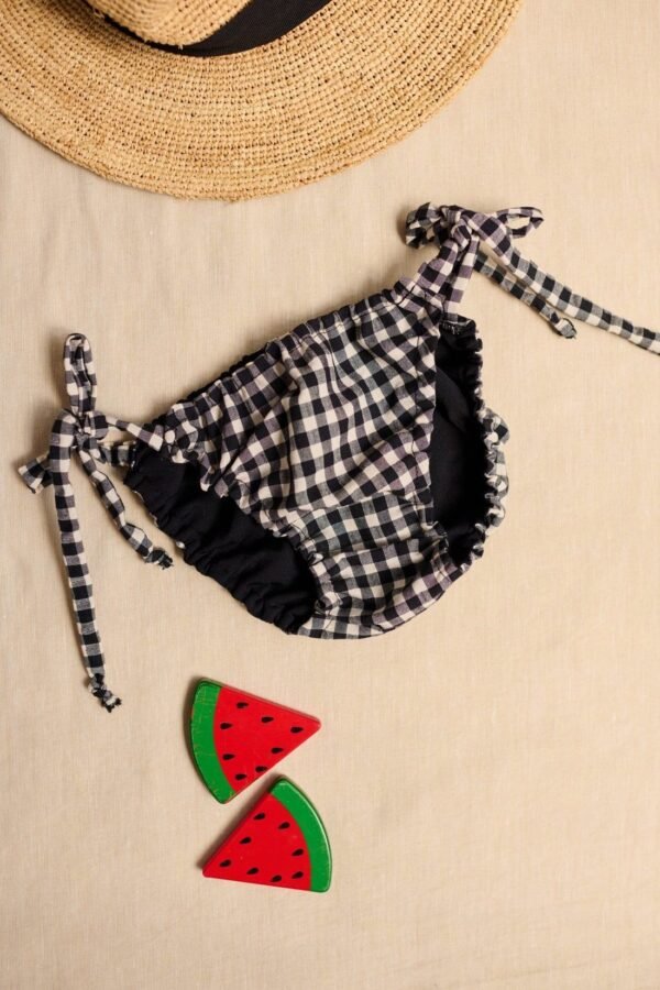 Black Vichy women's bikini bottom - Image 2
