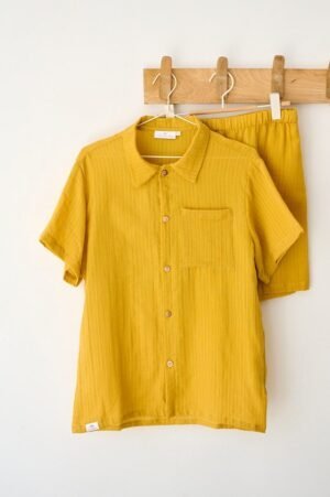 Thin men's short sleeve pyjamas