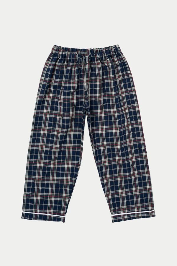 Pijama Cuadro Navy Manga Larga - Imagen 12