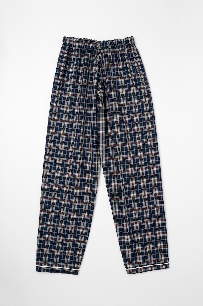 Pijama Adulto Cuadro Navy Manga Larga - Imagen 10