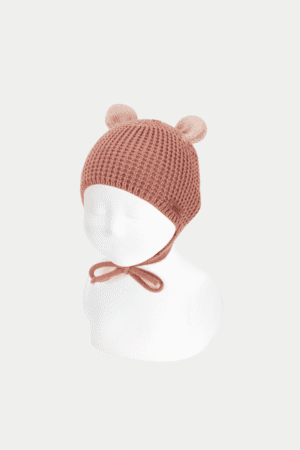 Gorro Bebé Relieve con Orejitas