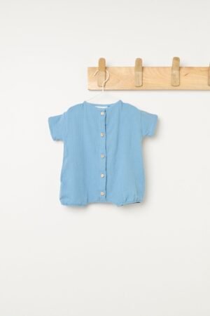 Pelele Bebé Bambula Manga Corta